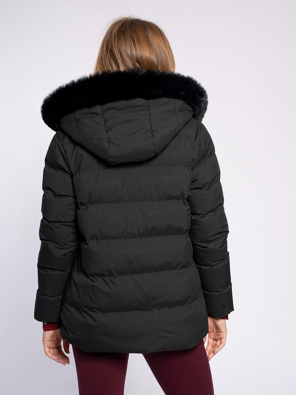 Piumino con cappuccio staccabile