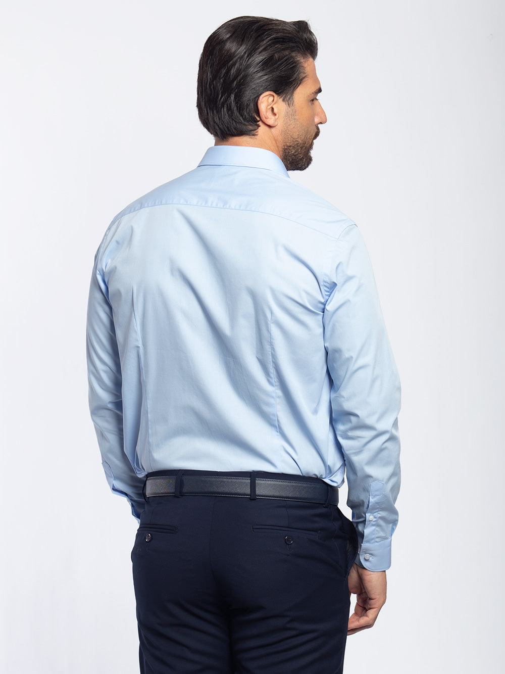 Camicia in cotone liscio