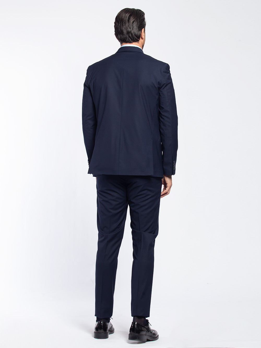 Abito monopetto in misto lana