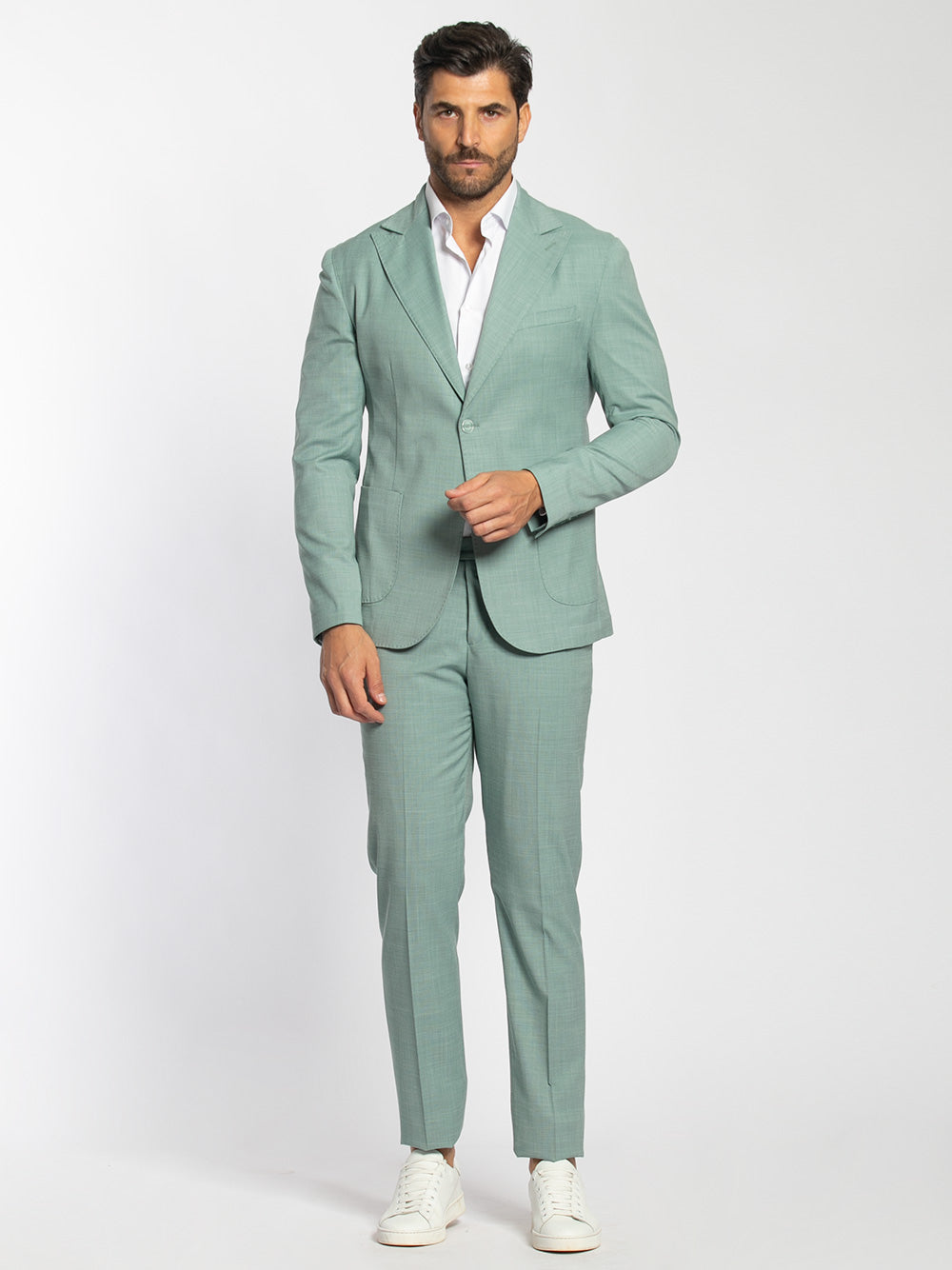 Abito petto a lancia monopetto slim fit