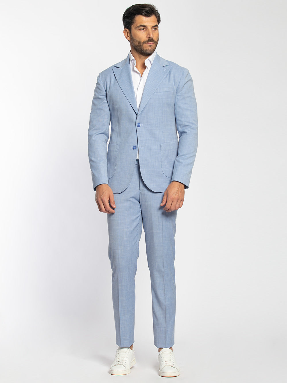 Abito petto a lancia monopetto slim fit