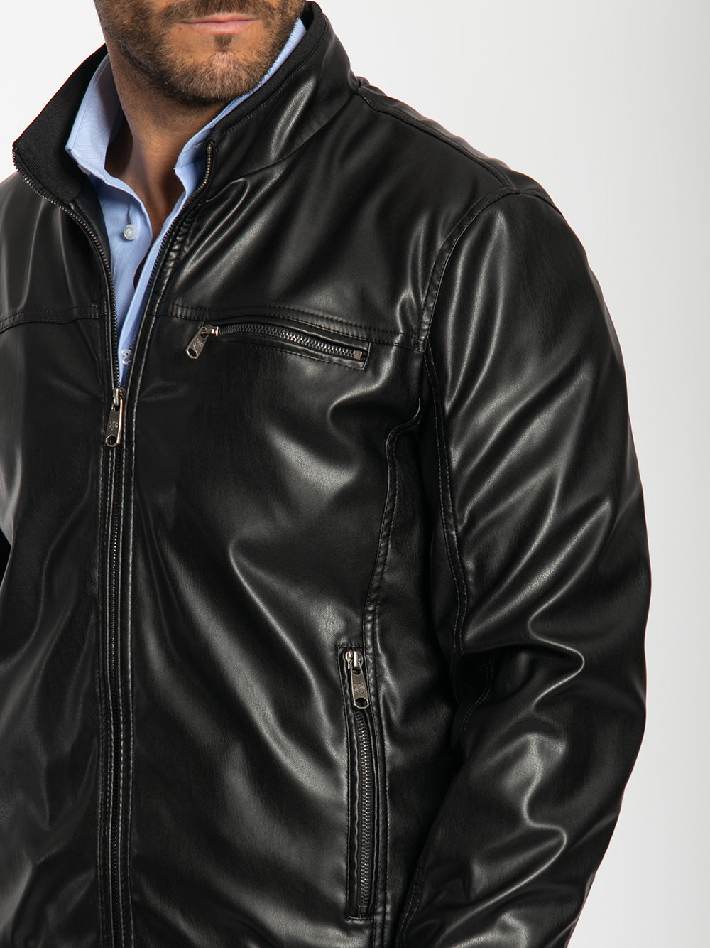 Bomber primaverile similpelle