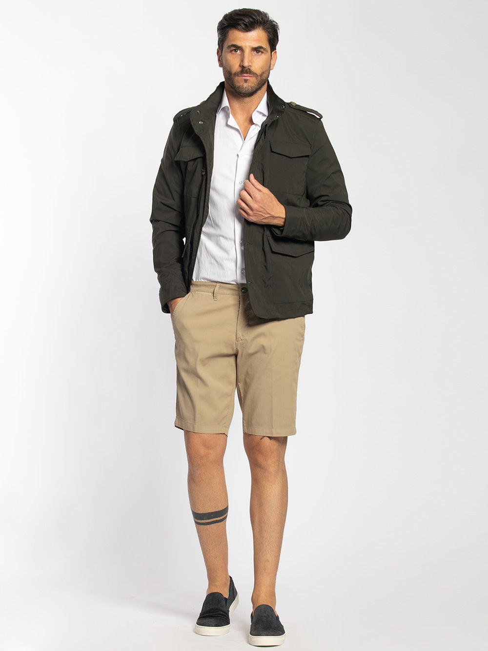 Bermuda in cotone piquet