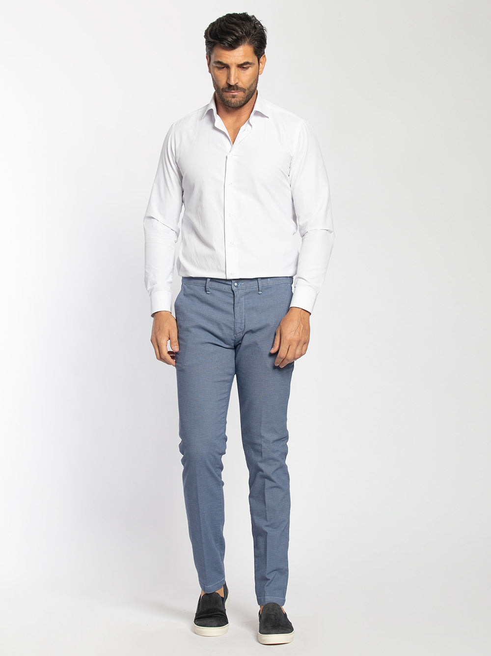 Pantalone estivo in cotone microarmatura