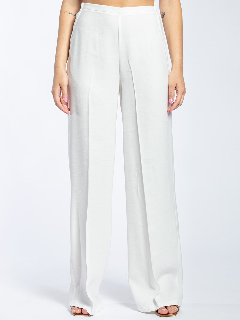 Pantalone a palazzo in viscosa