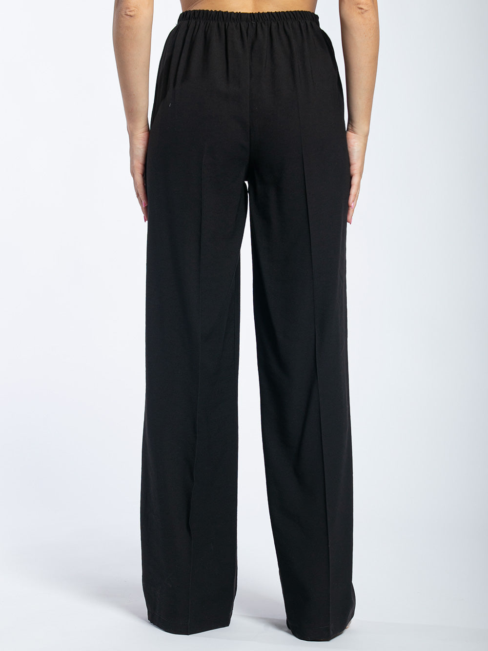 Pantalone a palazzo in viscosa