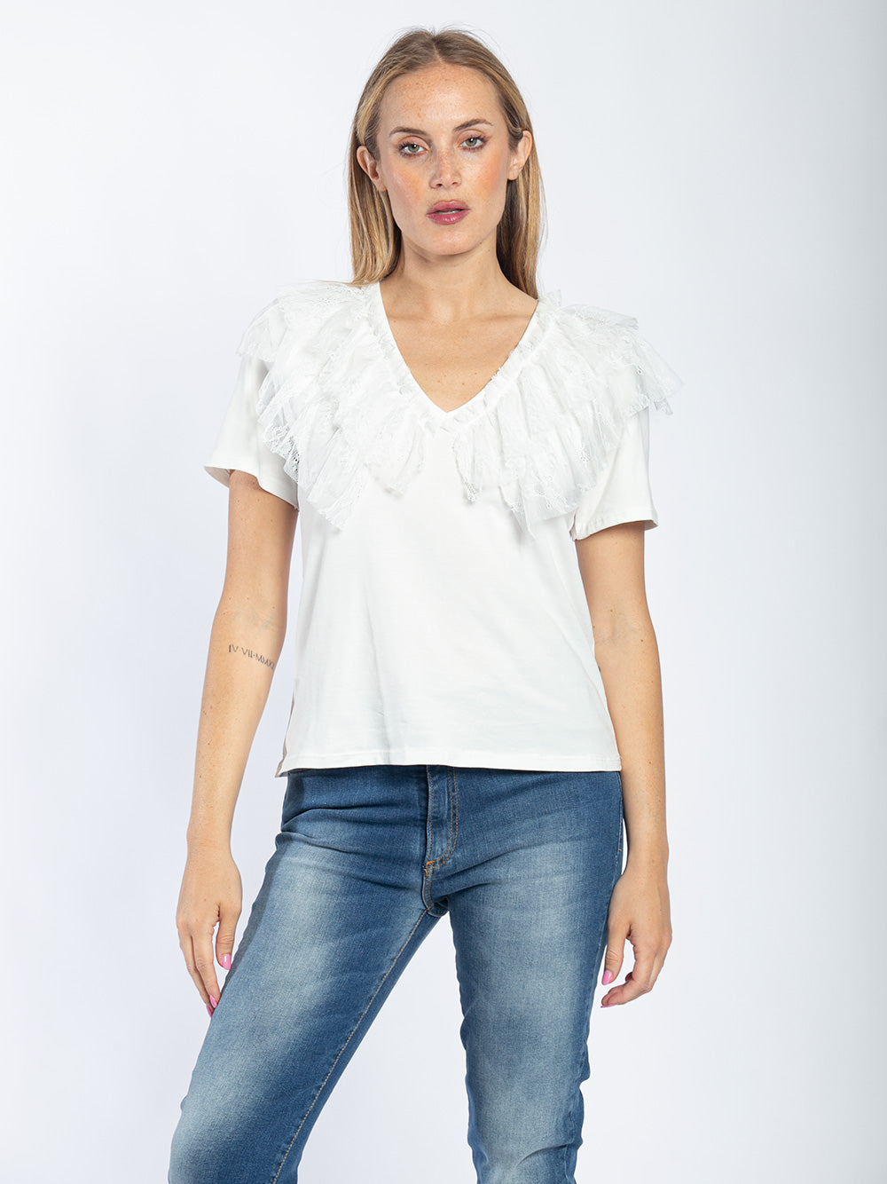 T-shirt a maniche corte in cotone