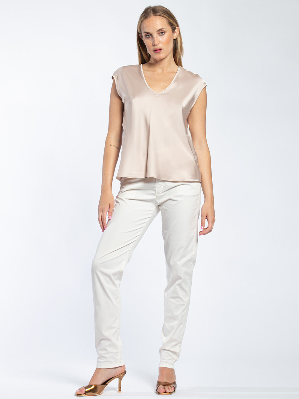 Blusa in raso