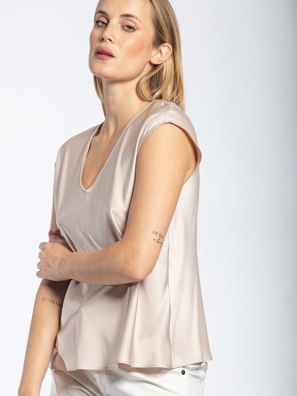 Blusa in raso