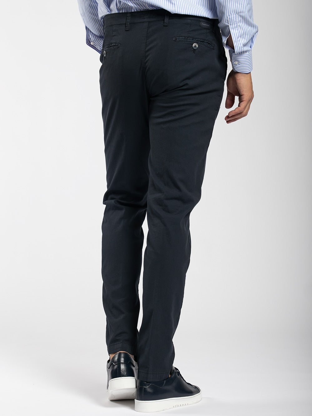 Pantalone in cotone piquet