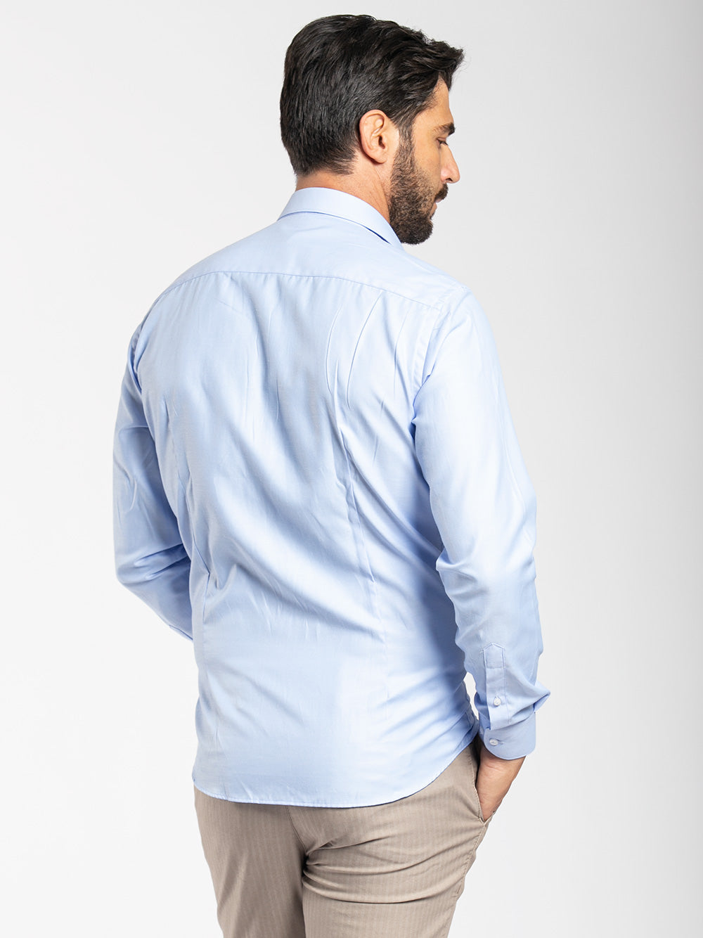 Camicia in oxford nido d'ape