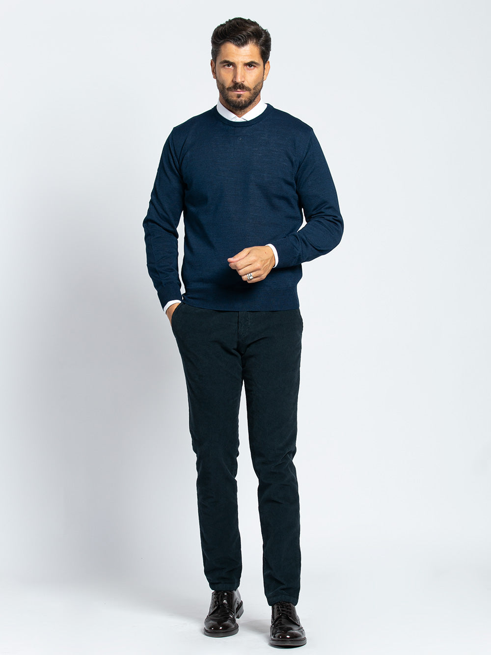 Pantalone chino in velluto