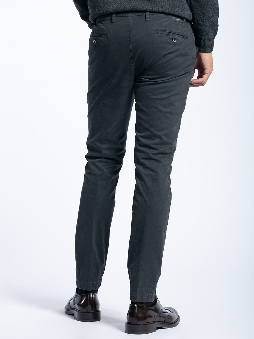 Pantalone in cotone piquet