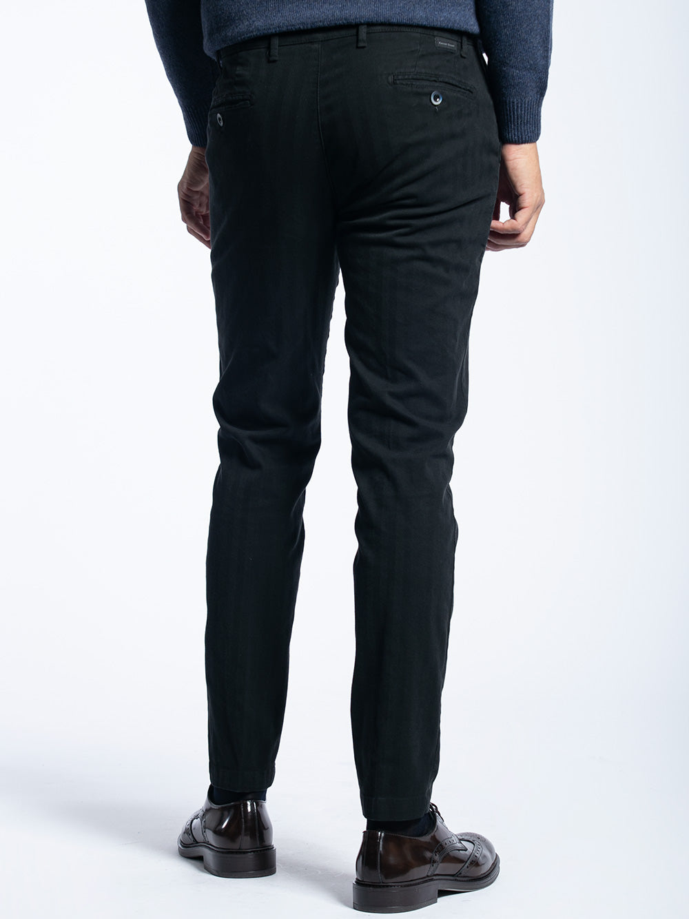 Pantalone chino in cotone aramaturato