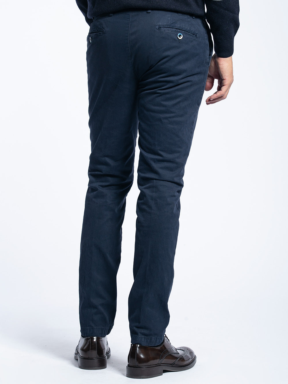 Pantalone in cotone piquet