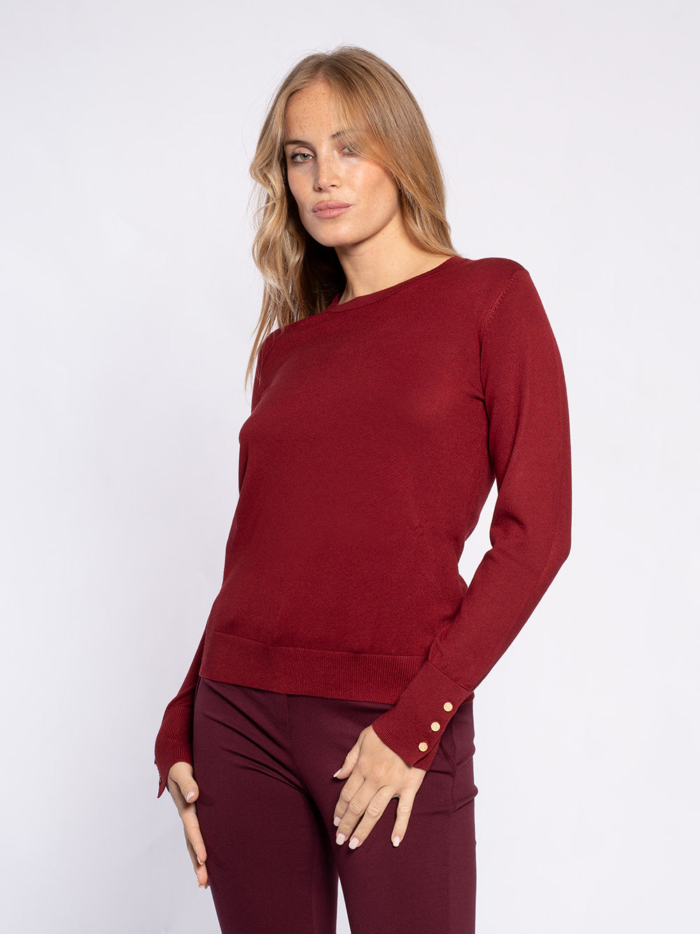 Maglia girocollo basic