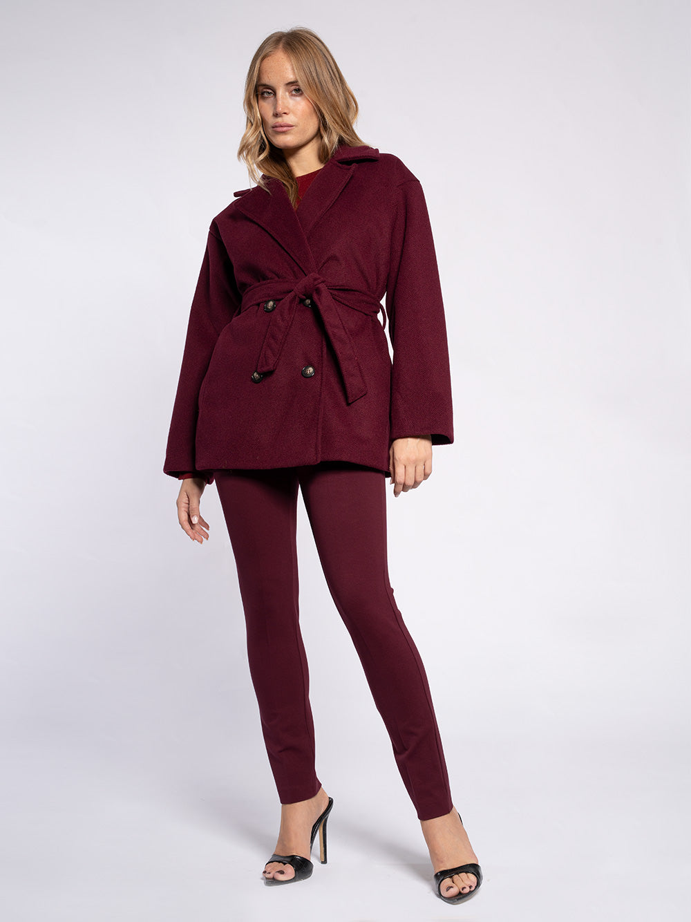 Cappotto con fusciacca