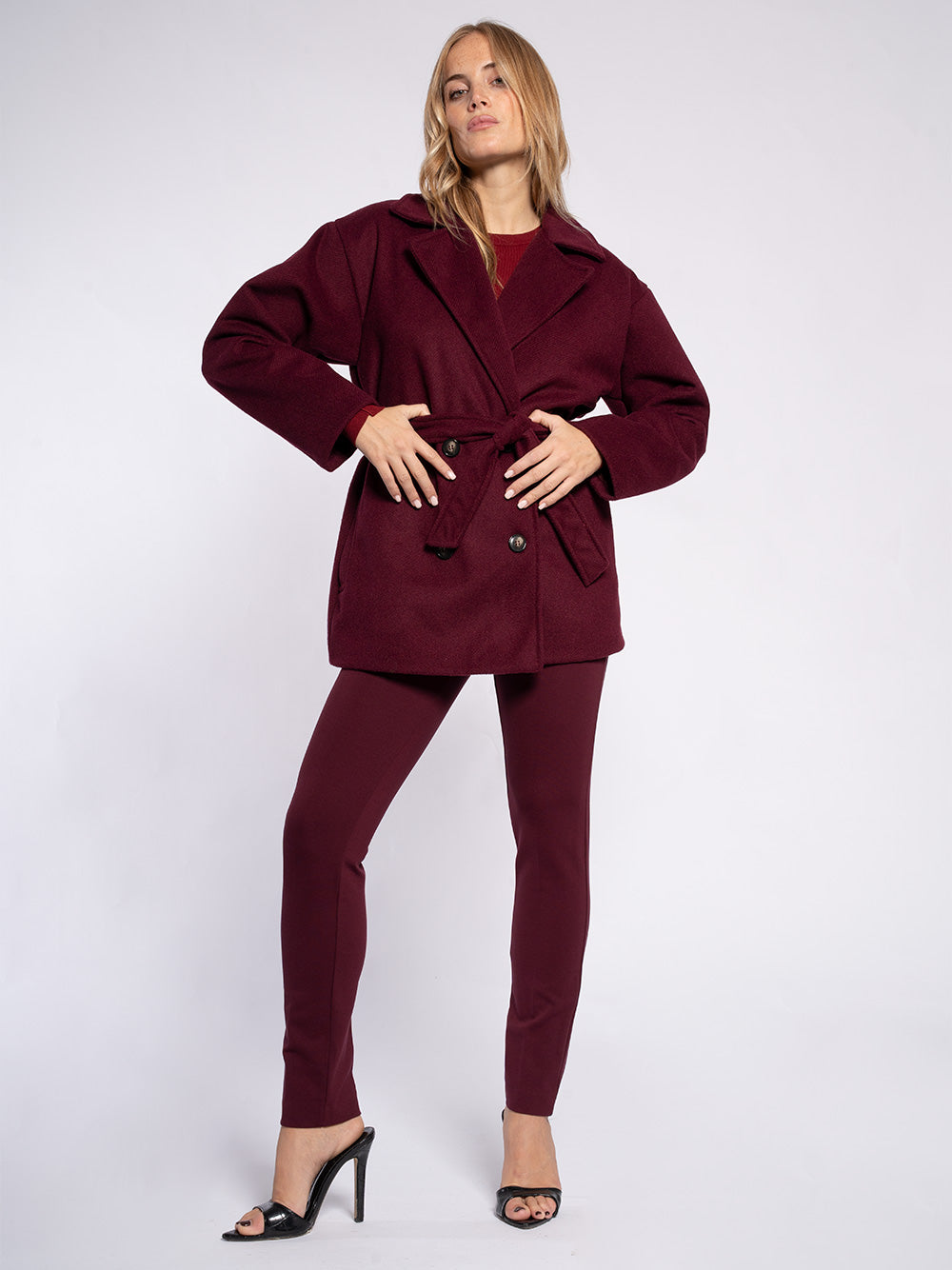 Cappotto con fusciacca