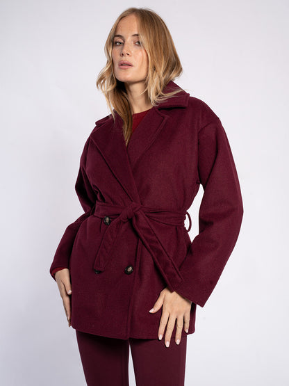 Cappotto con fusciacca