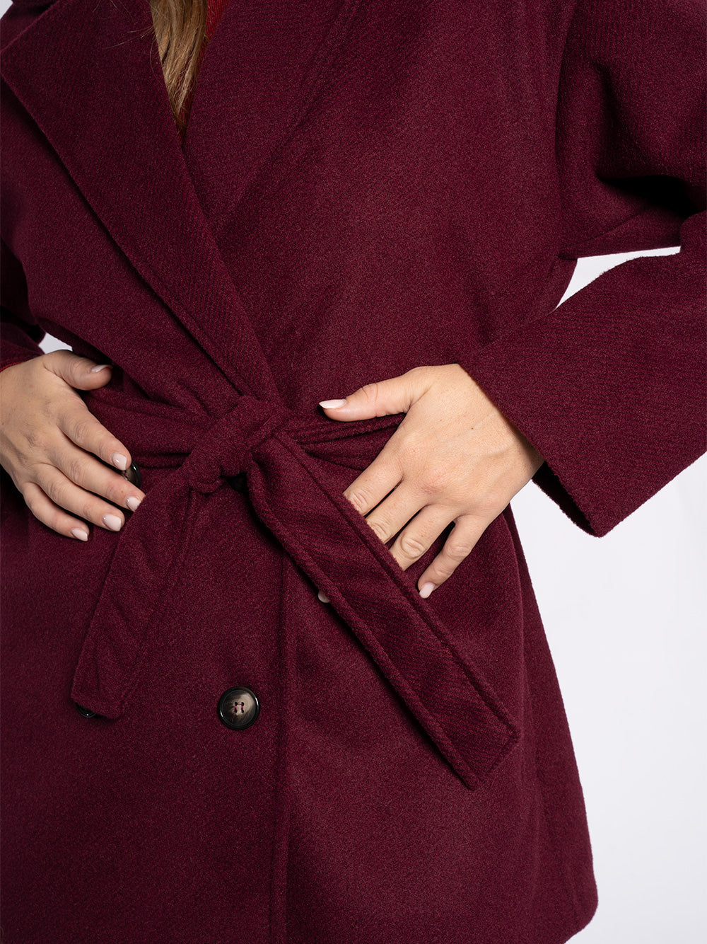 Cappotto con fusciacca