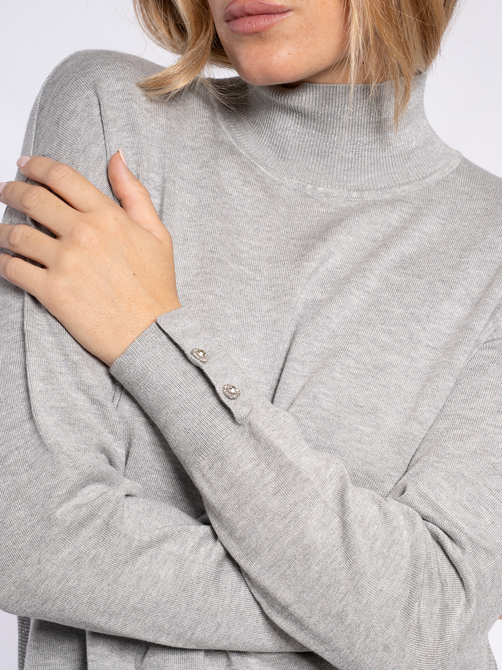 Maglia collo alto regolare