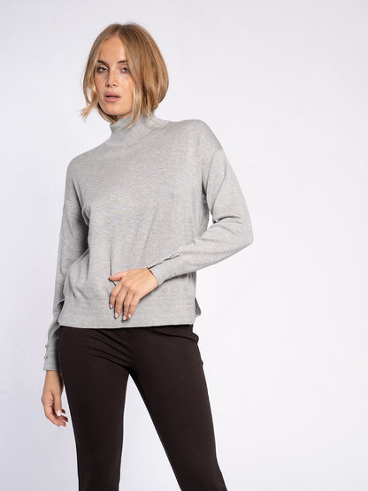 Maglia collo alto regolare