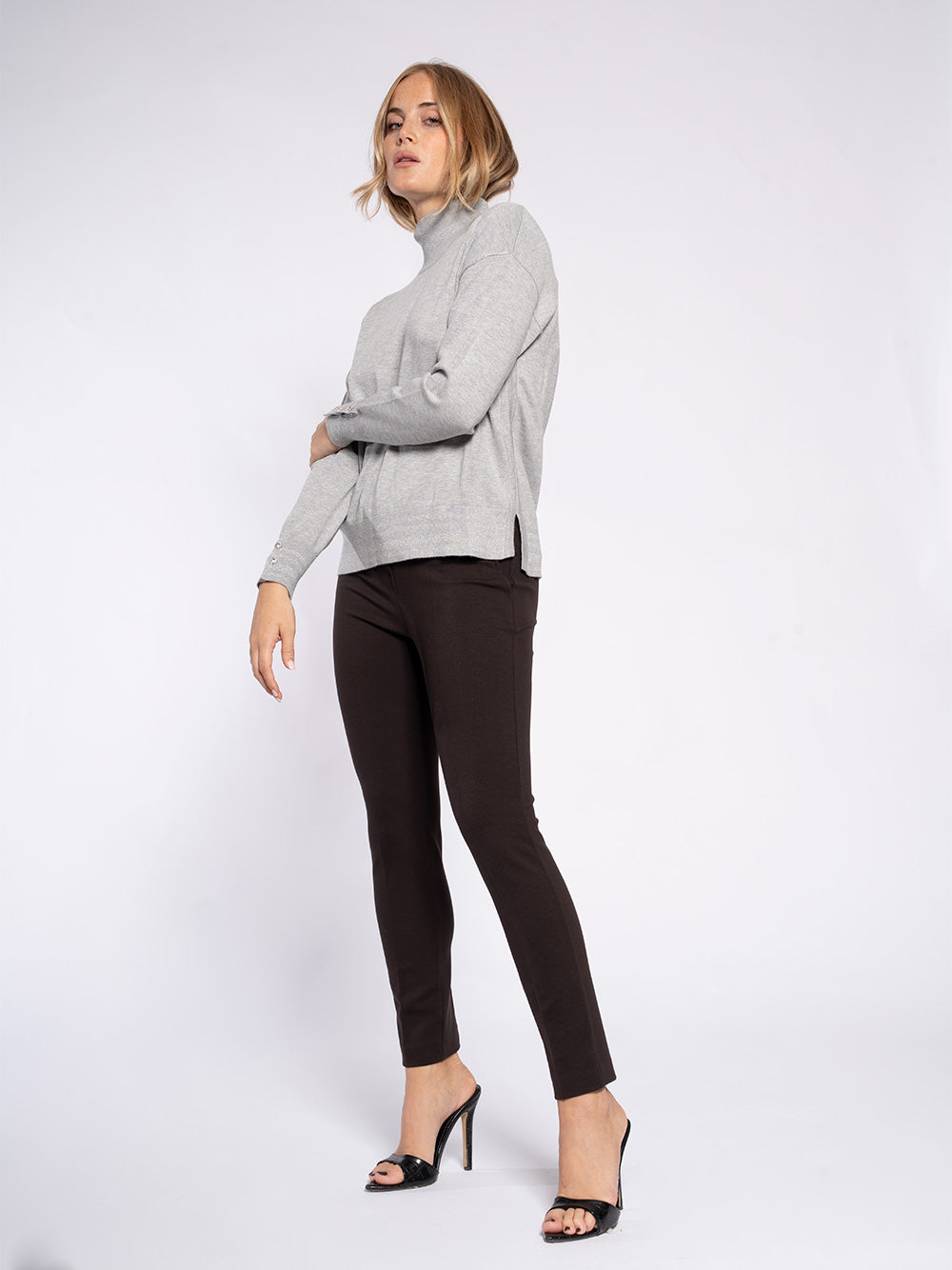 Maglia collo alto regolare