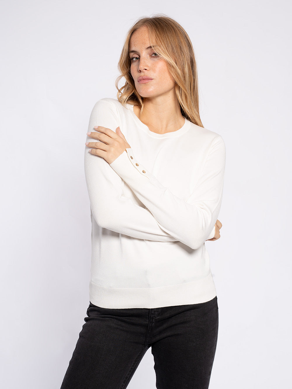 Maglia girocollo basic