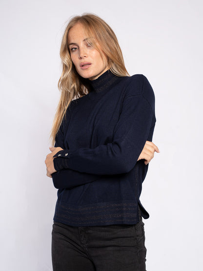 Maglia collo alto regolare