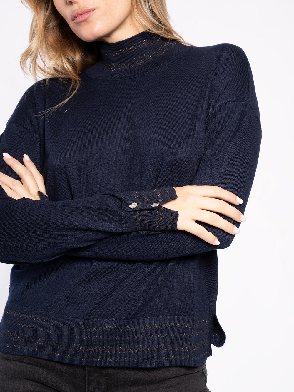 Maglia collo alto regolare