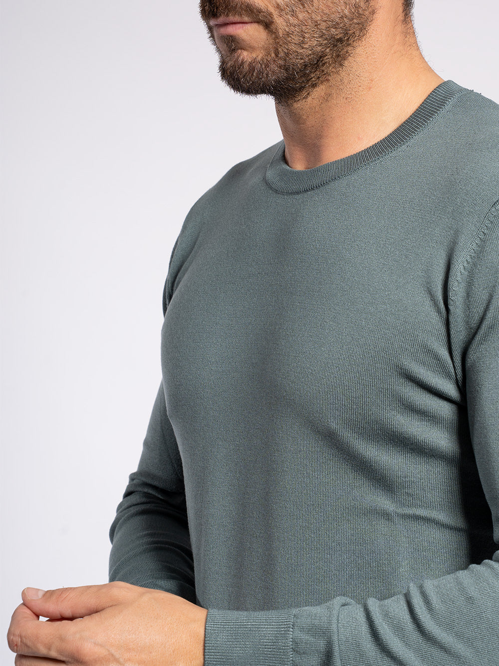 Girocollo basic in viscosa