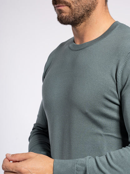 Girocollo basic in viscosa