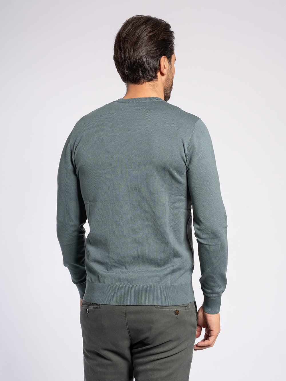 Girocollo basic in viscosa