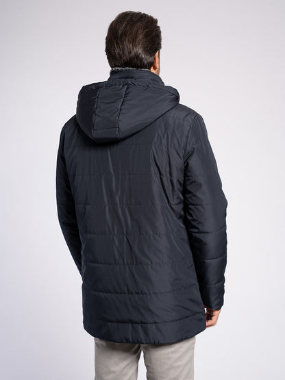 Giaccone classico con cappuccio staccabile