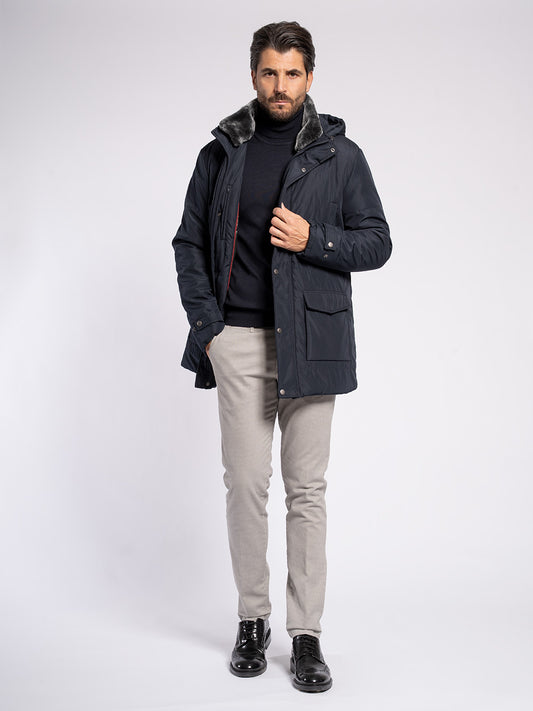 Pantalone con microstampa