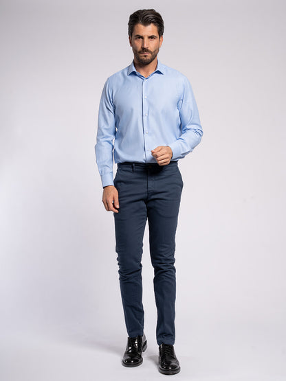 Camicia in oxford nido d'ape