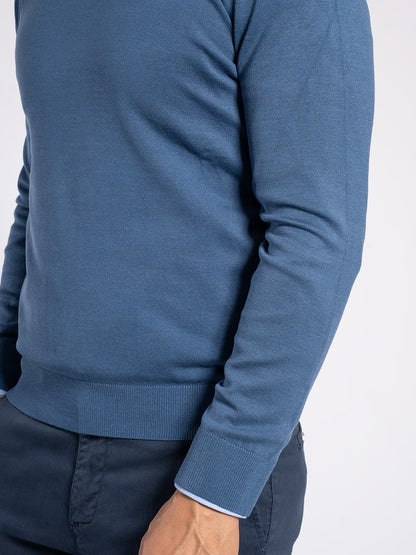 Girocollo basic in viscosa