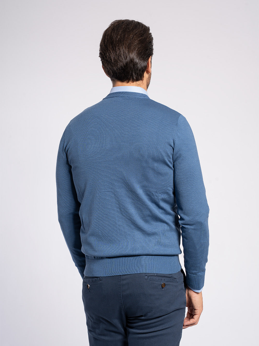 Girocollo basic in viscosa