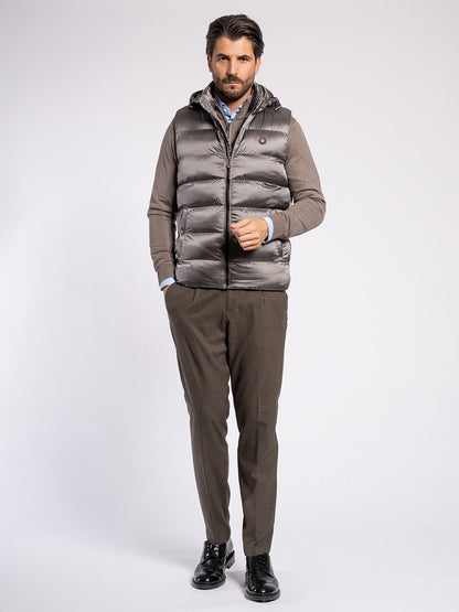 Pantalone in cotone flanella