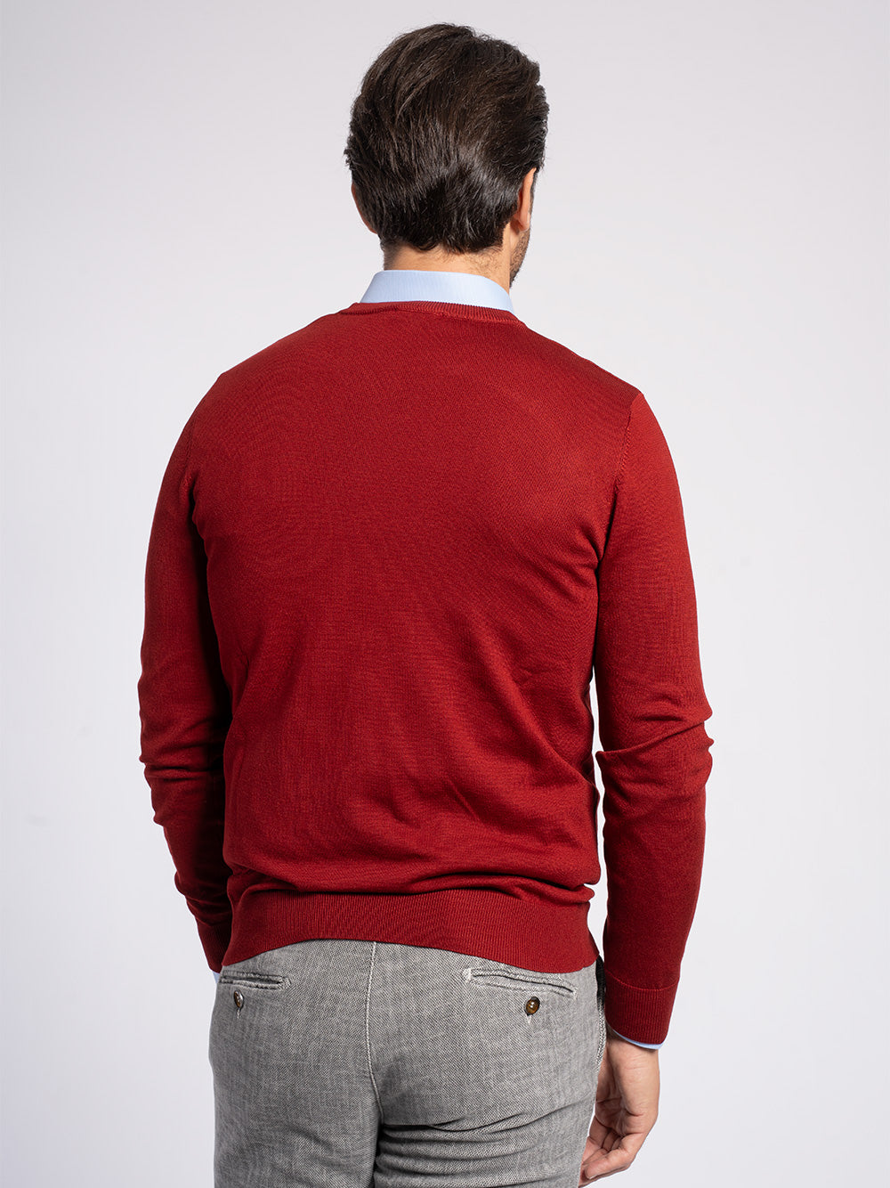 Girocollo basic in viscosa