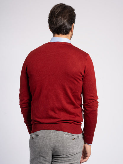 Girocollo basic in viscosa