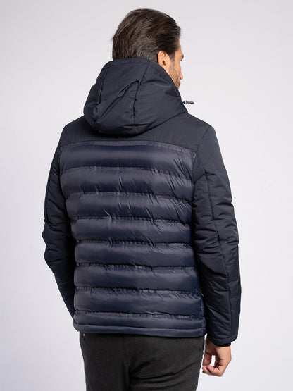 Piumino con doppio tessuto