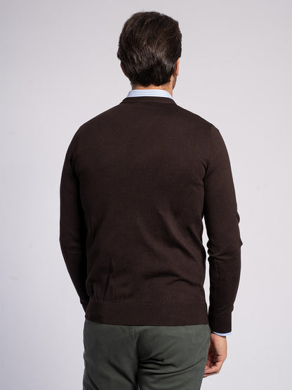 Girocollo basic in viscosa