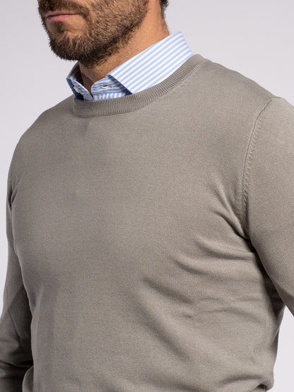 Girocollo basic in viscosa