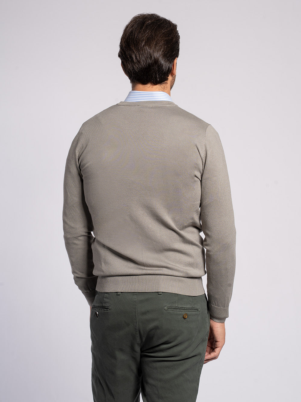 Girocollo basic in viscosa