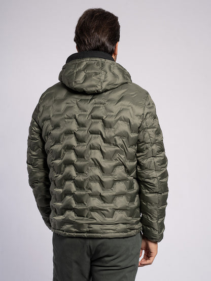 Caban in tessuto tecnico double face