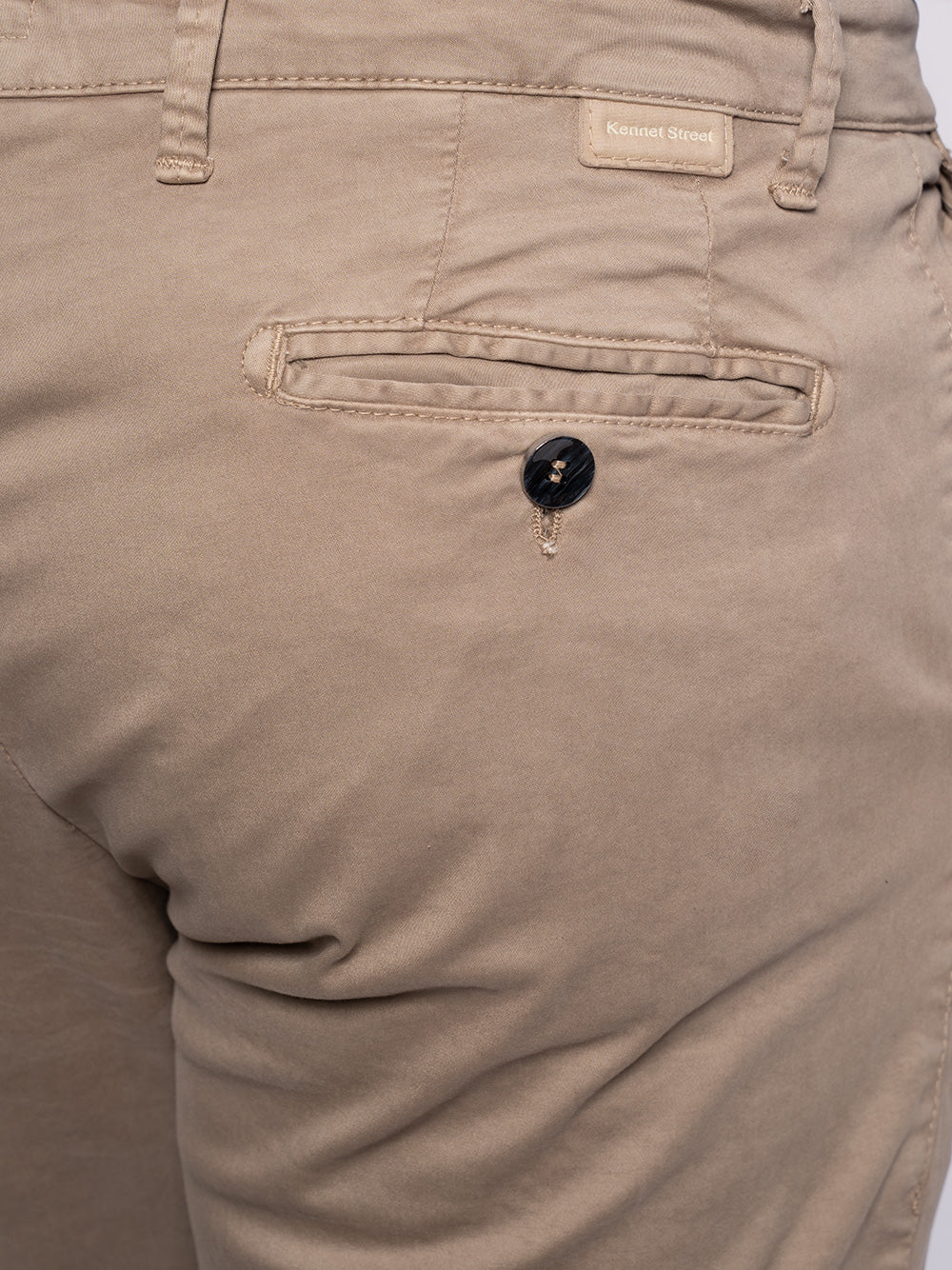 Pantalone in cotone elasticizzato