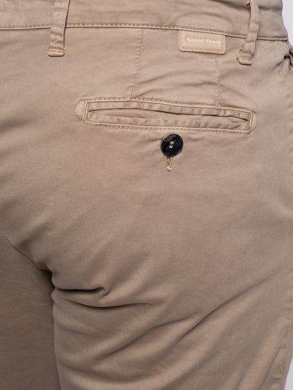 Pantalone in cotone elasticizzato