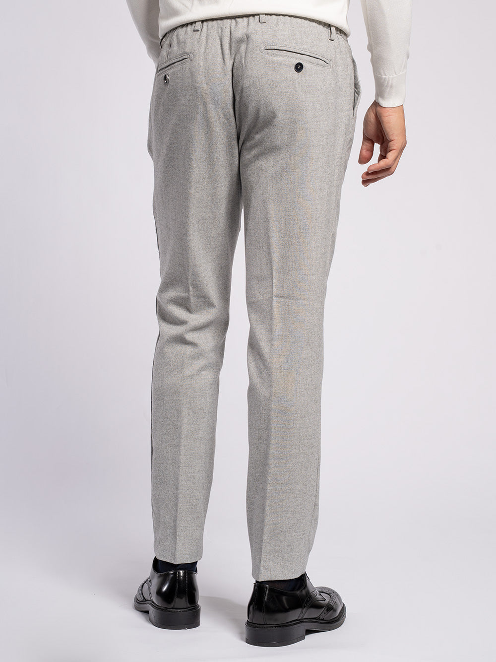 Pantalone in cotone flanella