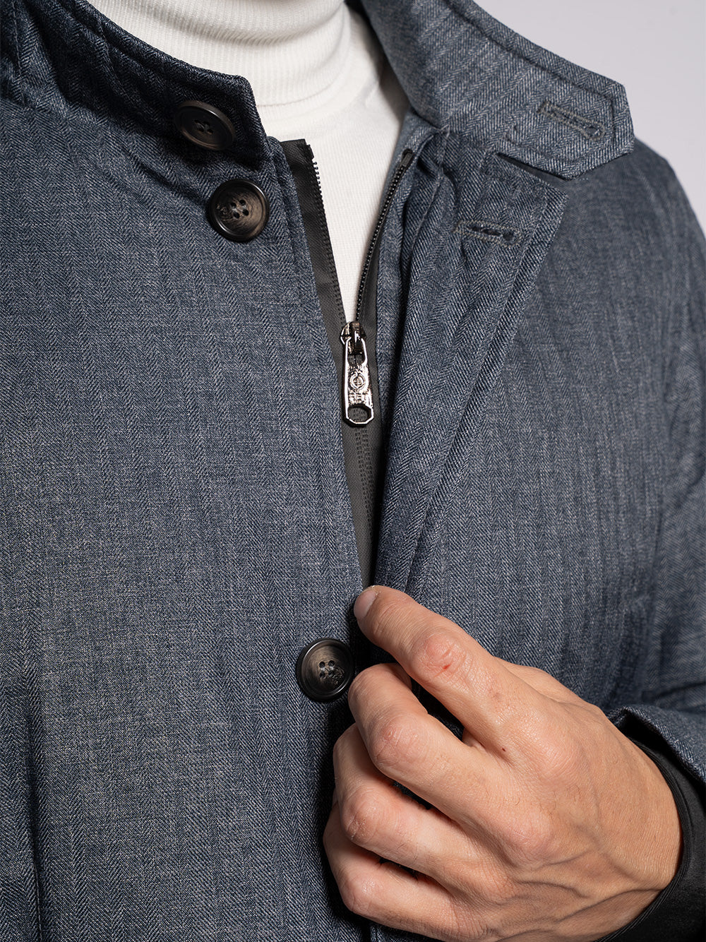 Field jacket tessuto tecnico